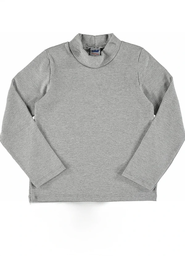 Marlan - Blusa Manga Longa Unissex em Punho Cinza 1