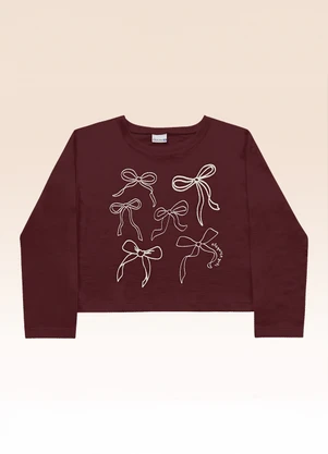 Fakini Kids - Blusa Manga Longa Vermelho - FAKINI KIDS