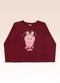 Fakini Kids - Blusa Manga Longa Rosa - variação: Vermelho
