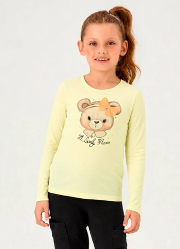 Pulla Bulla - Blusa Meia Malha Amarelo