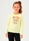 Pulla Bulla - Blusa Meia Malha Branco - variação: Amarelo