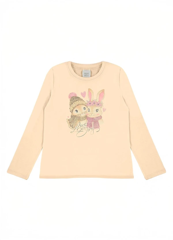 Pulla Bulla - Blusa Meia Malha Marrom