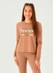 Pulla Bulla - Blusa Meia Malha Marrom - variação: Marrom