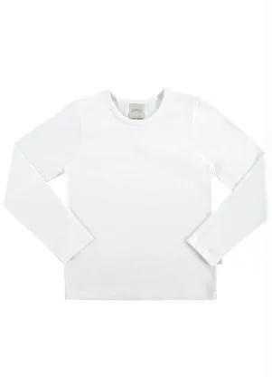 Alakazoo - Blusa Meia Malha Penteada Branco - ALAKAZOO