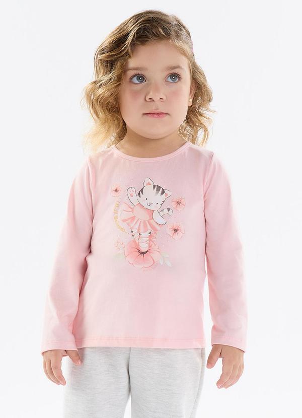 Pulla Bulla - Blusa Meia Malha Rosa