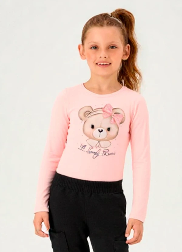 Pulla Bulla - Blusa Meia Malha Rosa