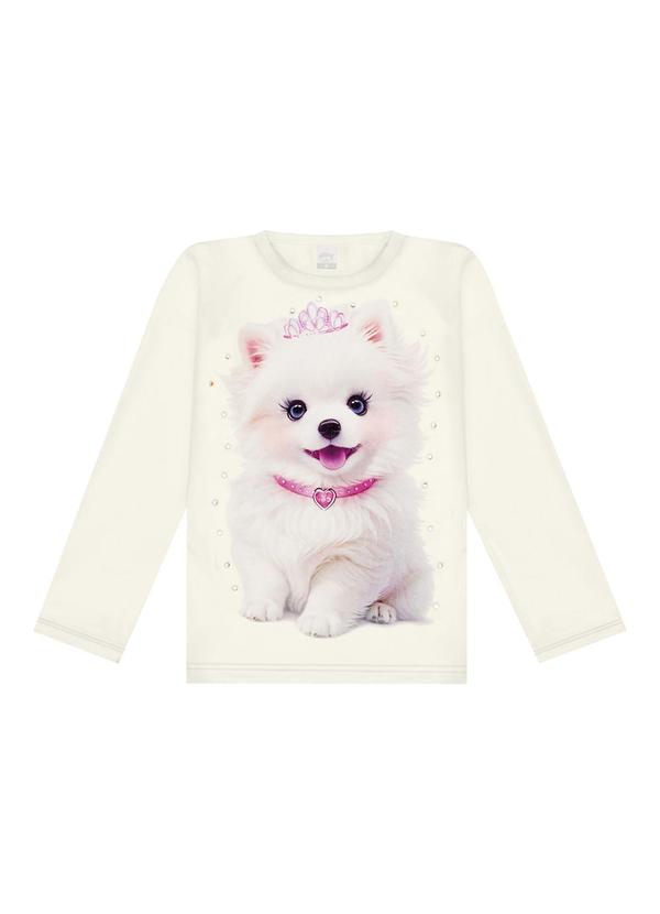 Alakazoo - Blusa Menina de Mangas Longas com Strass Rosa