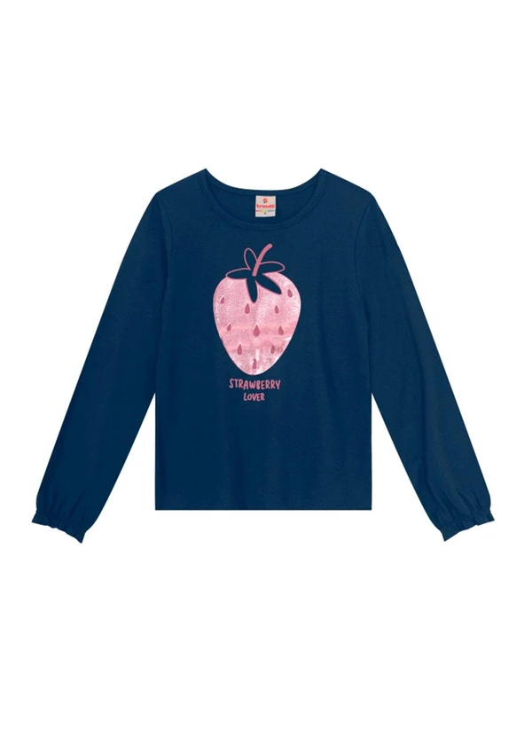 Brandili - Blusa Menina de Moranguinho Azul 1