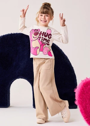 Bimbi - Blusa Menina do Lotso Toy Story Disney Rosa - BIMBI