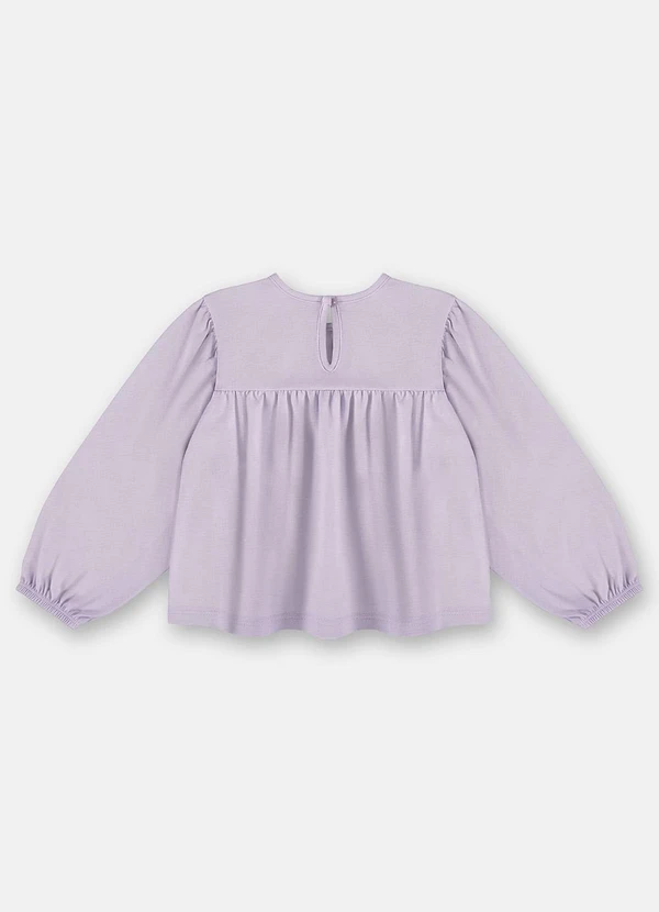 Up Baby - Blusa Menina em Meia Malha Roxo 2