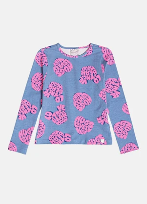 Momi - Blusa Menina Infantil Bear Cool de Manga Longa - MOMI