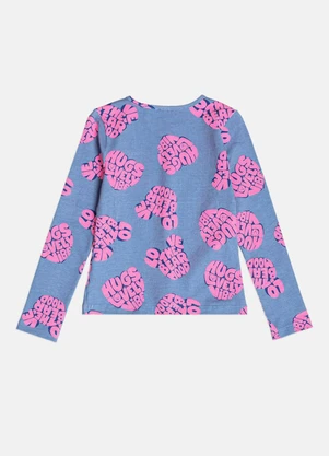 Momi - Blusa Menina Infantil Bear Cool de Manga Longa - MOMI