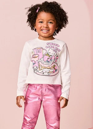 Momi - Blusa Menina Infantil da Hello Kitty e Amigos - MOMI
