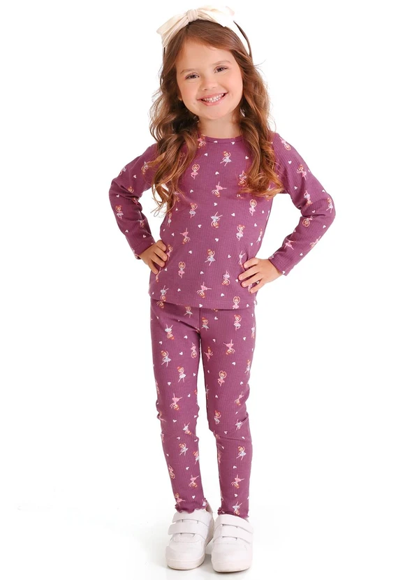 Tink Bink - Blusa Ml com Silk Rosa 2