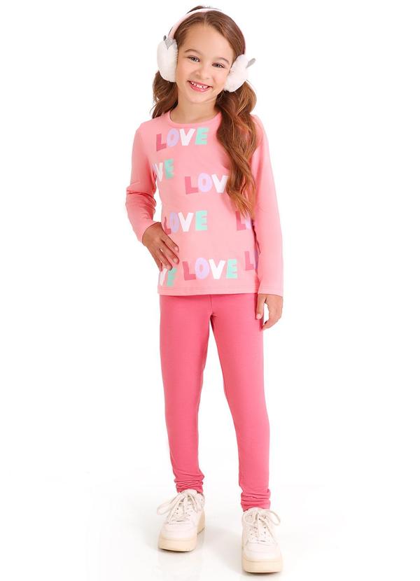 Tink Bink - Blusa Ml com Silk Rosa 2