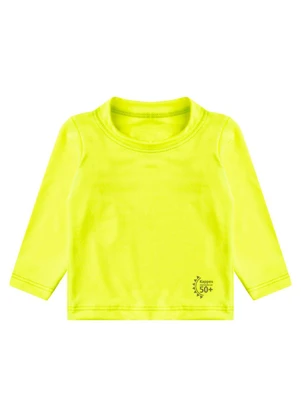 Select - Blusa Proteção Uv Praia Manga Longa Amarelo - SELECT