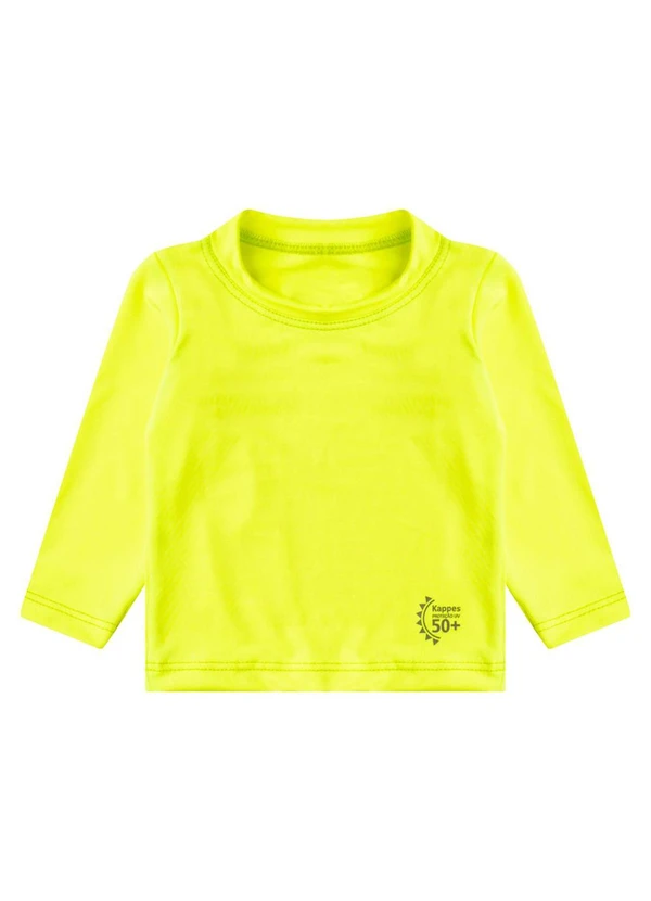 Select - Blusa Proteção Uv Praia Manga Longa Amarelo
