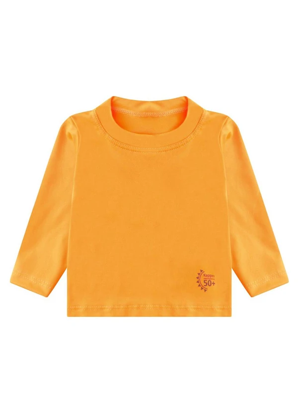 Select - Blusa Proteção Uv Praia Manga Longa Laranja