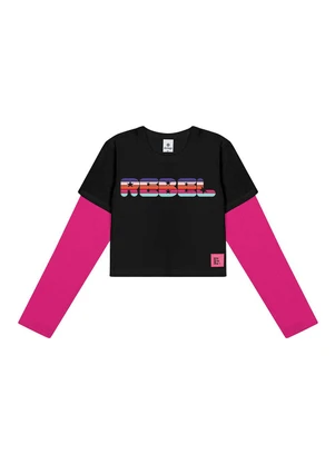 Abrange - Blusa Rebel Preto - ABRANGE