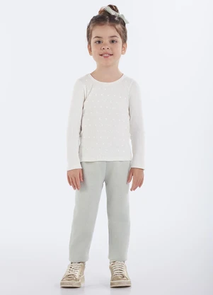 Pulla Bulla - Blusa Ribana com Elastano Leve  Bege  - PULLA BULLA