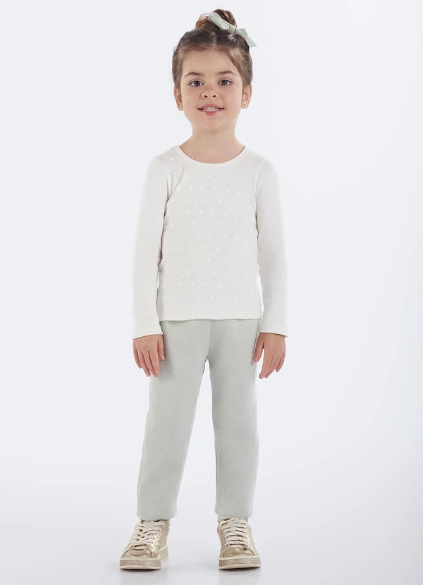 Pulla Bulla - Blusa Ribana com Elastano Leve Bege 2