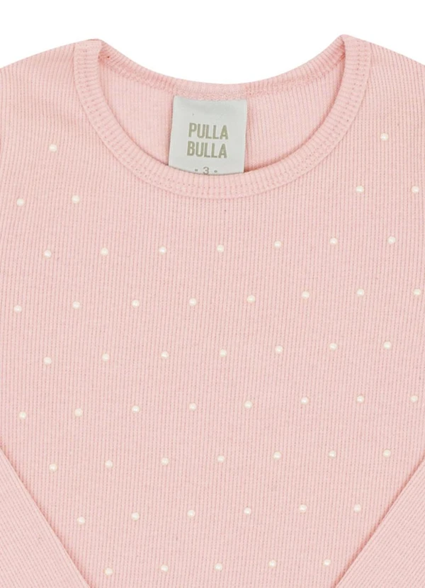 Pulla Bulla - Blusa Ribana com Elastano Leve Rosa 2