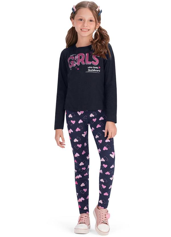 Alenice - Blusa Skate Girls Menina Azul 2