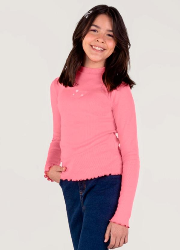 Young Class - Blusa Teen Menina Rosa