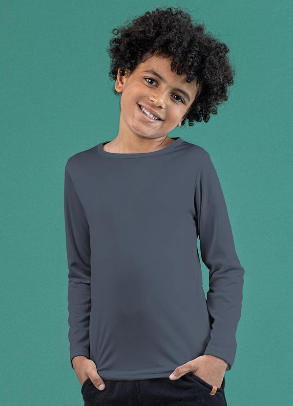 Soft Bonni - Blusa Térmica Infantil Grafite