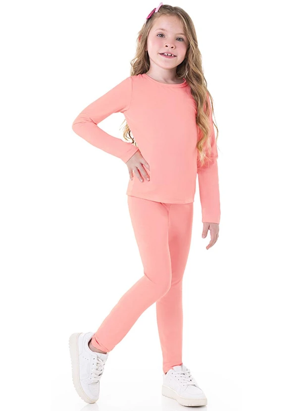 Marlan - Blusa Unissex Malha Térmica Felpada Rosa 2