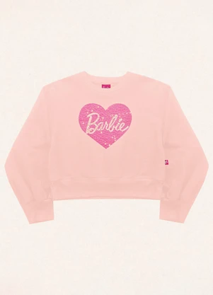 Fakini Kids - Blusão Barbie Rosa - FAKINI KIDS