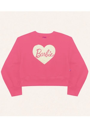 Fakini Kids - Blusão Barbie Rosa - FAKINI KIDS