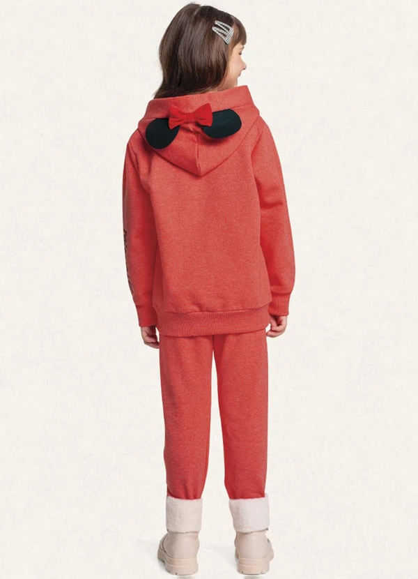 Fakini Kids - Blusão C/Capuz Minnie Vermelho 4