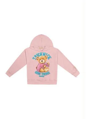 Trick Nick - Blusao com Capuz Rosa - TRICK NICK