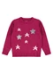 Malwee Kids - Blusão em Tricot Estrelas com Bordadas Rosa - variação: Rosa