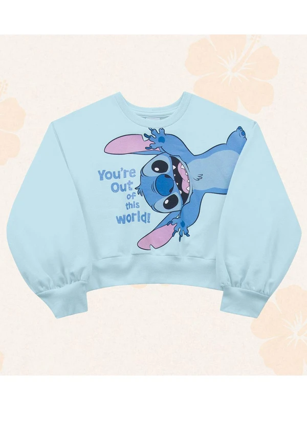 Fakini Kids - Blusão Lilo & Stitch Azul 4