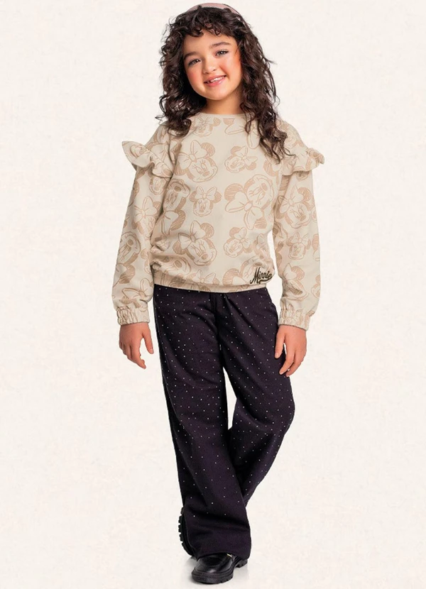 Fakini Kids - Blusão Minnie Bege 3