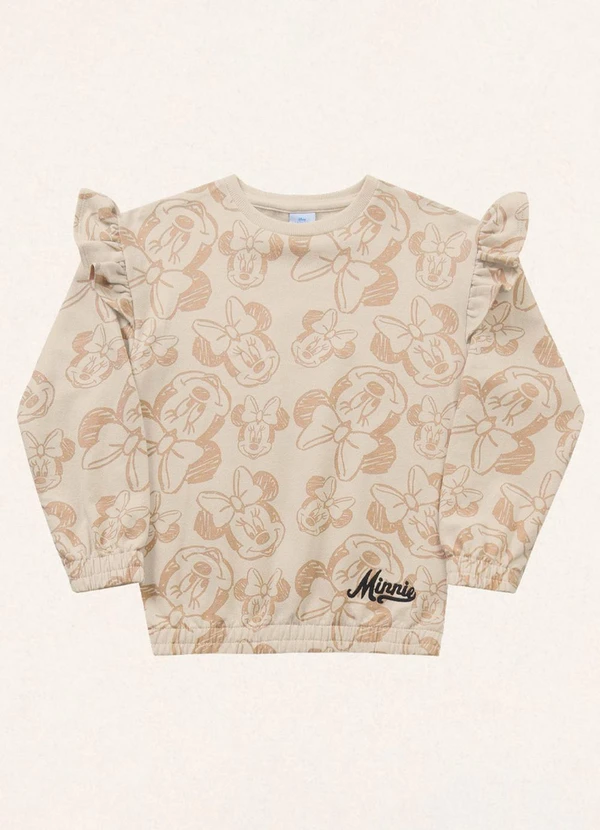 Fakini Kids - Blusão Minnie Bege 5