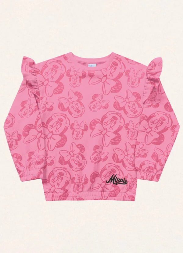 Fakini Kids - Blusão Minnie Rosa