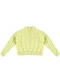 Carinhoso - Blusão Suéter em Tricô Texturizado Rosa - variação: Amarelo