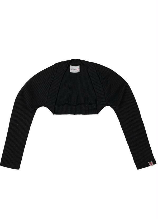 Momi - Bolero Canelado Preto