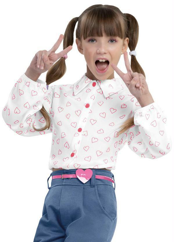 Playground - Camisa Manga Longa Branco