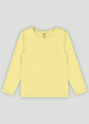 Up Baby - Camiseta em Malha Fps+50 Amarelo - UP BABY