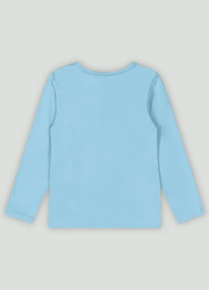 Camiseta em Malha Fps+50 Up Baby Azul - UP BABY