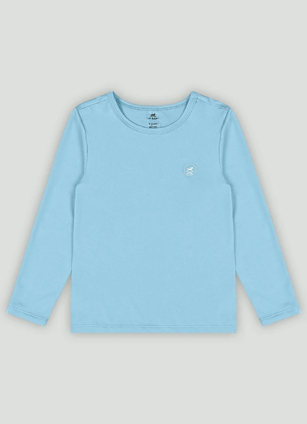 Up Baby - Camiseta em Malha Fps+50 Up Baby Azul