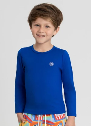 Camiseta em Malha Fps+50 Up Baby Azul - UP BABY