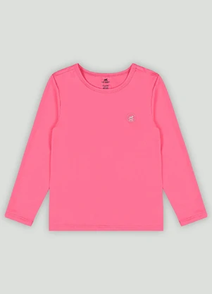 Camiseta em Malha Fps+50 Up Baby Rosa - UP BABY