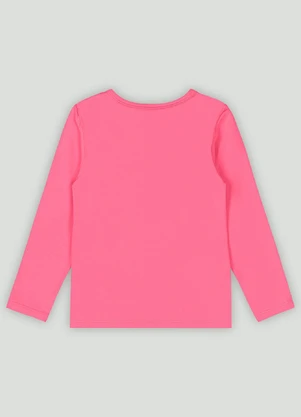 Camiseta em Malha Fps+50 Up Baby Rosa - UP BABY