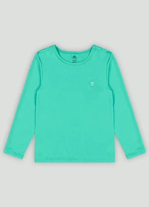 Up Baby - Camiseta em Malha Fps+50 Verde - UP BABY