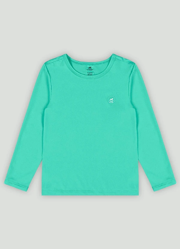 Up Baby - Camiseta em Malha Fps+50 Verde